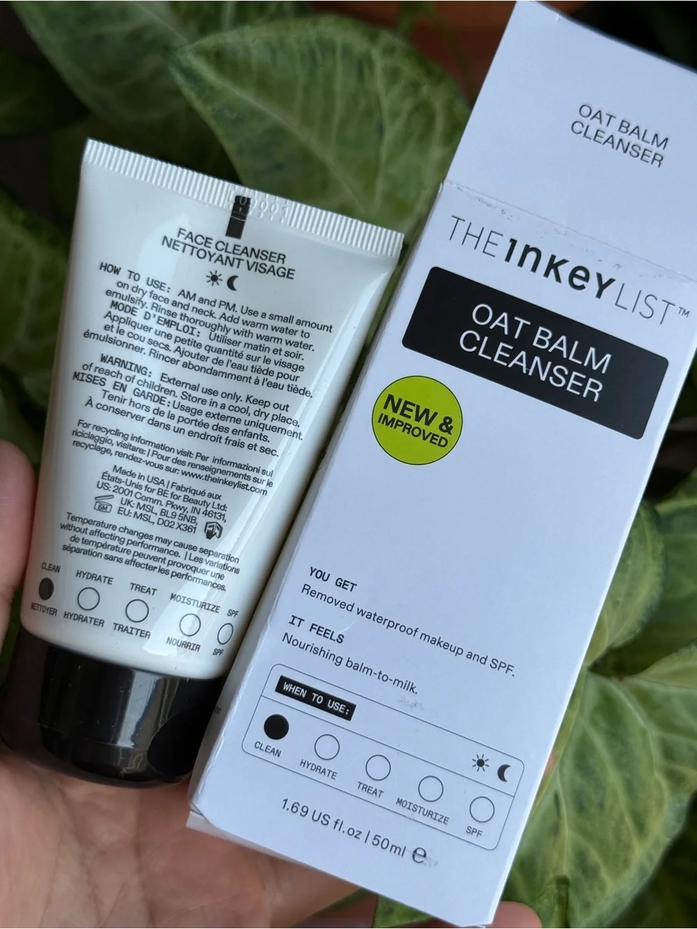 The INKEY List Oat Cleansing Balm – 50ml | Brand New